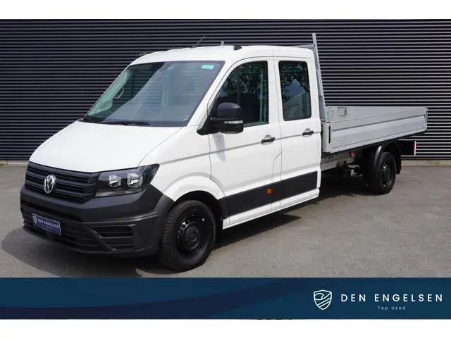Volkswagen Crafter 140pk Open laadbak Dubbele cabine Trekhaak Airco Cruise control Pick-Up