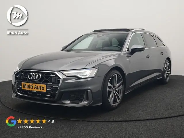 Audi A6 Avant 50 TFSI e quattro S-Line PHEV 300pk Dealer O.H Panodak | Head Up | Adaptive Cruise | L...