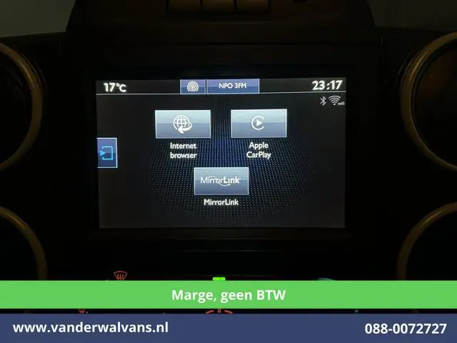 Peugeot Partner 1.6 HDi 90pk **MARGE, GEEN BTW** L2H1 Airco | Navigatie | Apple Carplay | Cruisecont...