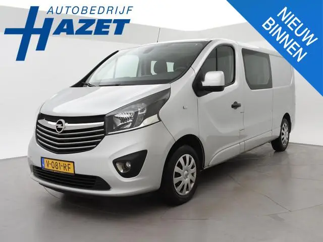 Opel Vivaro 1.6 CDTI L2H1 6-PERS DUBBEL CABINE *77.088 KM* + 1e EIGENAAR | AIRCO | CRUISE | DAB | NA...