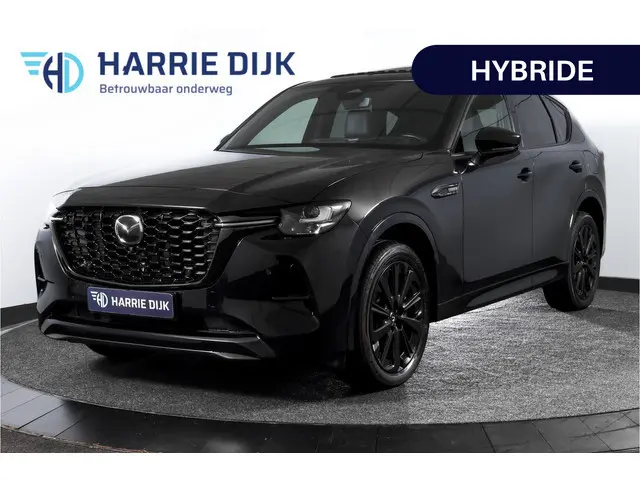 Mazda CX-60 2.5 e-SkyActiv PHEV Homura Plus | S/K-Panodak | Adapt. Cruise | Elek. Stoel-+verwarming & Ventilatie | Leder | HUD | 360 Camera | Bose | NAV+App. Connect | LM 20" | 0617