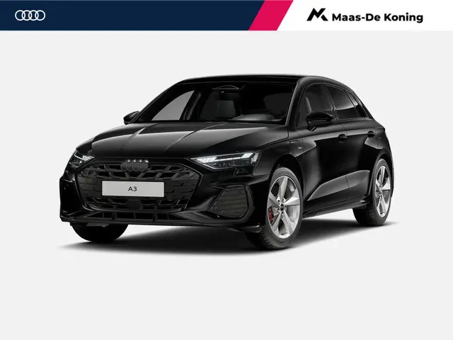 Audi A3 Sportback 45 TFSI e S edition Competition 272 PK · Glazen panoramadak · Sonos premium 3D · Bekleding leder/alcantara · Comfortsleutel