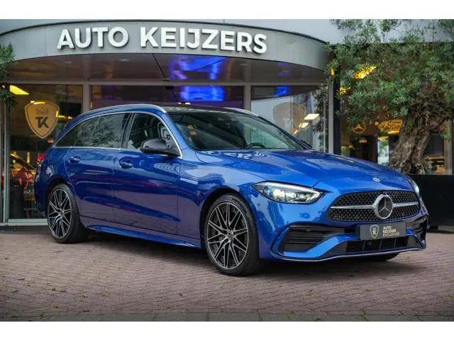 Mercedes-Benz C-klasse 300 e AMG Line Panoramadak Full Ambient Adapt. Cruise Laser LED 360Cam 19''LM