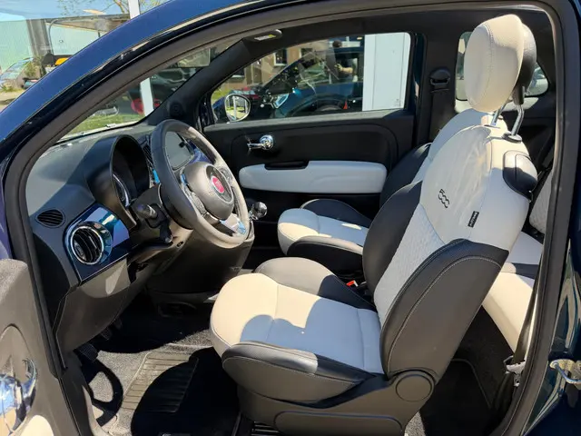 Fiat 500 C 1.0 Hybrid Dolcevita Cabrio | 2tone Leder