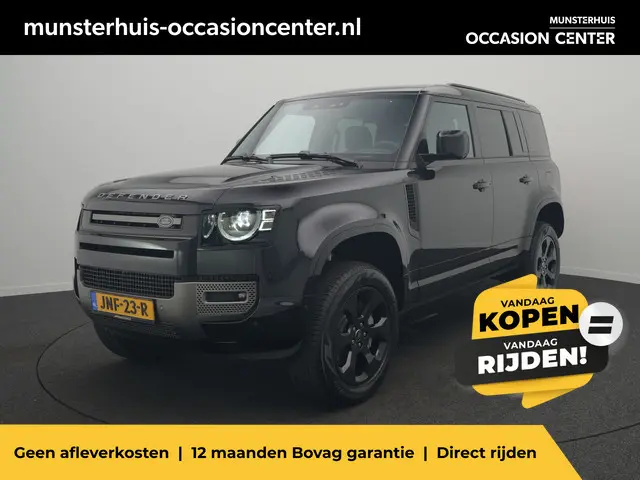 Land Rover Defender 110 2.0 P300e 110 X-Dynamic SE - RIJKLAARPRIJS - Plug-in Hybrid - All Seasonbanden - Elektrisch Glazen Panoramadak - 360 graden Camera - Adaptive Cruise Control