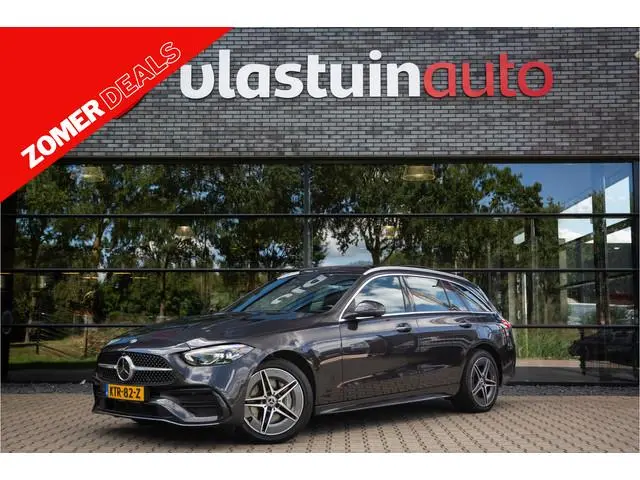 Mercedes-Benz C-klasse Estate 300 e AMG Line , SOH 100%, Panoramadak, Trekhaak, Head-up display, Ada...