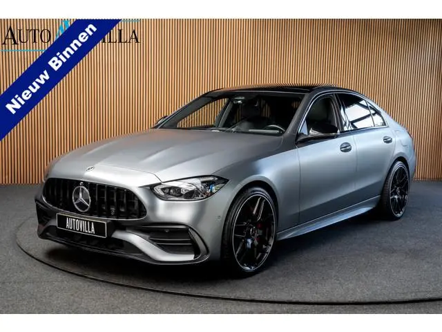 Mercedes-Benz C-klasse 300 e AMG Line Pano Leer 360° Memory Distronic+ HUD Matrix Laser LED Burmeste...