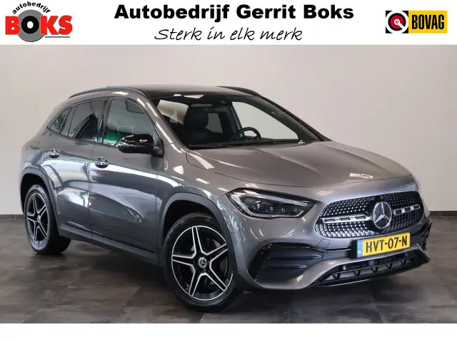 Mercedes-Benz GLA-klasse 250 e Business Solution AMG Limited Pano dak LED CC Lane Assist 24 maanden garantie mogelijk (*vraag naar de voorwaarden)