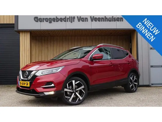 Nissan Qashqai 1.3 DIG-T 140pk Premium Edition Pano.Dak Nappa-Leder 360-View Trekhaak 19inch LM *1e...