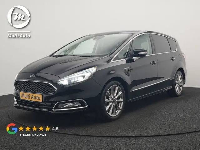 Ford S-Max 2.0 Vignale 7 Persoons 241pk Dealer O.H. | Panodak | Adaptive Cruise | 360 Camera | Leder...