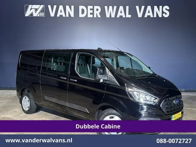 Ford Transit Custom 2.0 TDCI 130pk Automaat L2H1 Dubbele Cabine Euro6 Airco | 6-Zits | Navigatie | C...