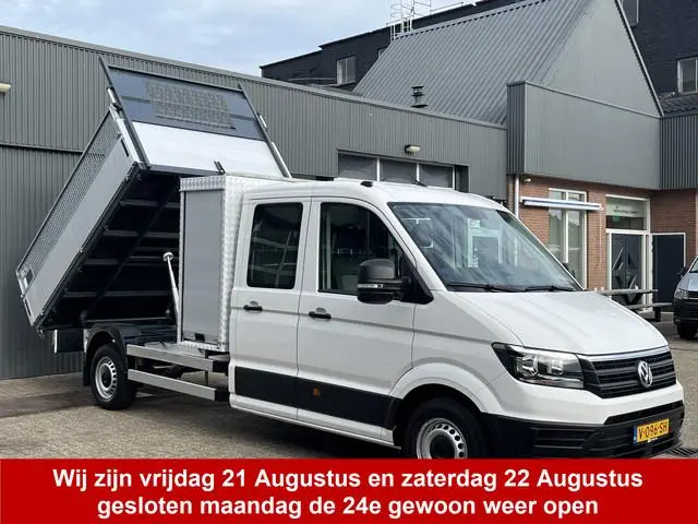 Volkswagen Crafter 35 2.0 TDI L4 DC Airco Cruise controle Trekhaak 3000kg trekgewicht 6-Persoons Eur...