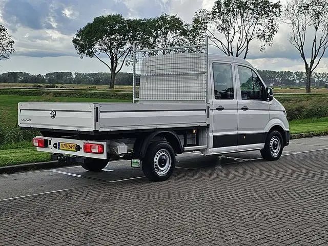 VOLKSWAGEN CRAFTER 35 2.0 L3 Dubbele Cabine Open-Laadbak 2800Kg-Trekhaak NAP Euro6 140Pk BPM-Vrij!