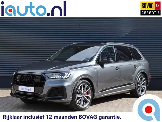 Audi Q7 60 TFSI e quattro 456pk S-Line Competition Pano/B&O Advanced/Alcantara hemel/360/Keyless/Ser...