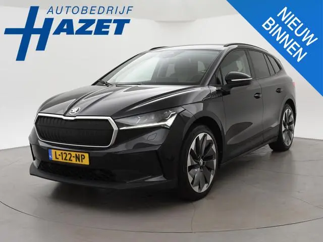 Skoda Enyaq iV 60 FIRST EDITION + CHRYSTAL LIGHTNING | 21 INCH | ADAPTIVE CRUISE | MEMORY | SFEERVER...