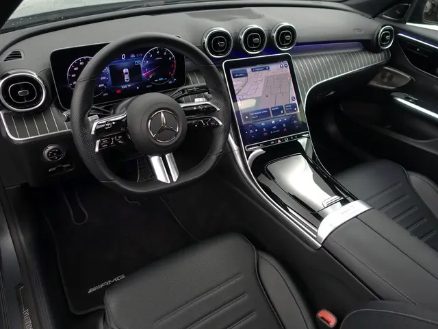 Mercedes-Benz C-klasse 200 AMG Night Edition Aut- Panoramadak, Burmester, Sfeerverlichting, Xenon Le...
