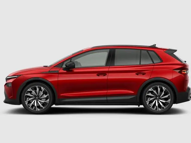 Škoda Elroq Sportline Elektromotor 210 kW / 286 PK SUV 21'' velgen | trekhaak wegklapbaar | 3.000,-...