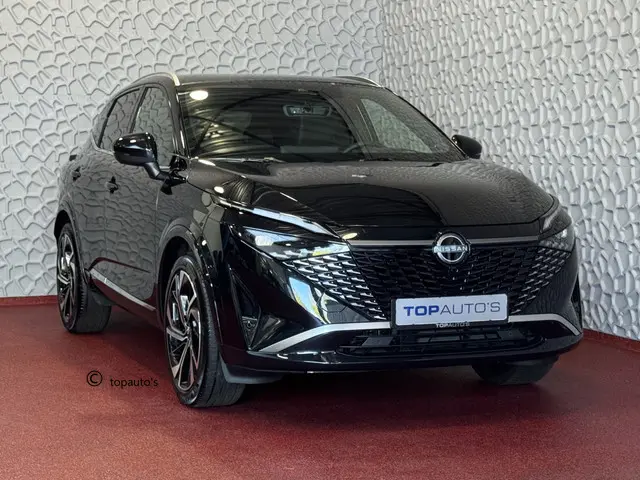 Nissan Qashqai 1.3 MHEV 160PK  20''LMV  LEER  PANO MASSAGE TEKNA PLUS BOSE STOEL/STUUR/RUIT VERW MATRIX.LED ELEK.KLEP HEADUP 20''LMV GOOGLE NAVI 03/2025