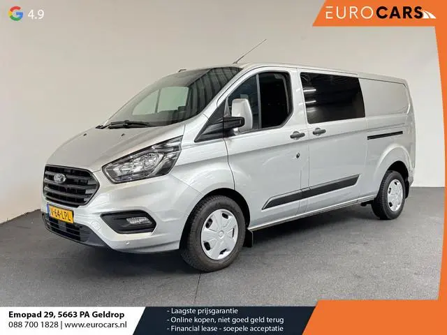 Ford Transit Custom 131pk Automaat L2H1 Trend Dubbele Cabine 2x Schuifdeur Navigatie Apple Carplay/A...