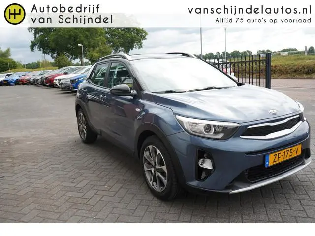 Kia Stonic 1.0 T-GDi DYNAMICLINE ORIGINEEL NEDERLANDS TWO TONE TREKHAAK CAMERA NAVIGATIE ANDROID/APP...