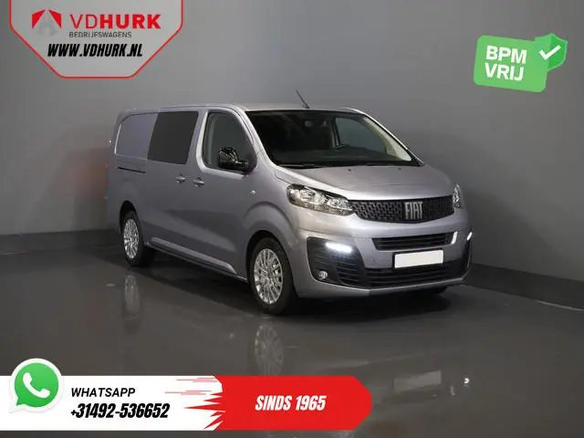Peugeot Expert (Fiat Scudo) 2.0 MJ 145 pk DC Dubbel Cabine 6 Pers./ Camera/ Cruise/ PDC/ DAB/ Airco