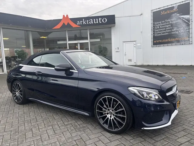 Mercedes-benz C-klasse Cabrio 200 Premium Plus Amg Airscarf Burmester Camera Stoelverwarming