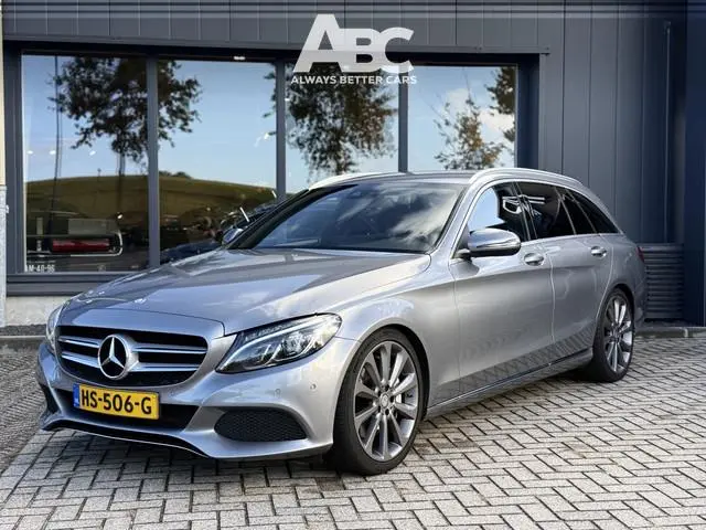 Mercedes-Benz C-klasse Estate 350 e Lease Edition Burmester Apple CarPlay Stoelverwarming Camera
