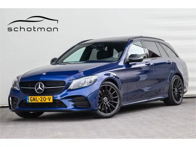 Mercedes-Benz C-klasse Estate 300 e AMG Premium, Nightpack, Panorama, Burmester, Luchtvering, Carpla...
