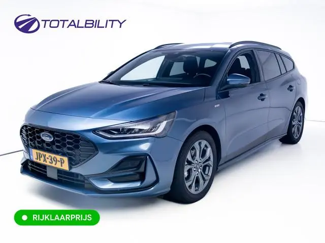 Ford Focus Wagon 1.0 EcoBoost Hybrid ST Line 126 PK | Stoel-, Stuur-, en voorruitverwarming | Privac...
