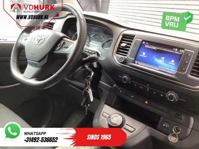 Toyota PROACE Worker 2.0 145 pk Aut. L2 Adapt.Cruise/ Standkachel/ Stoelverw./ Carplay/ Camera/ Inri...