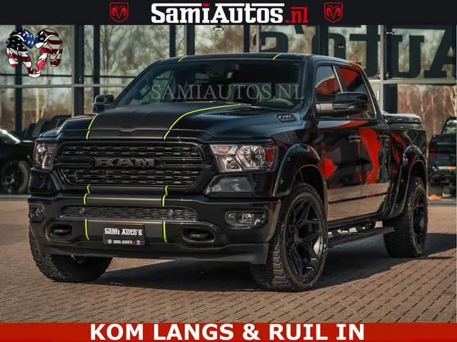 Dodge RAM SPORT | 5.7 V8 4x4 HEMI | PANORAMA DAK | GROOTSCHEM 12 INCH | LPG | Diamond Black Pearl |...