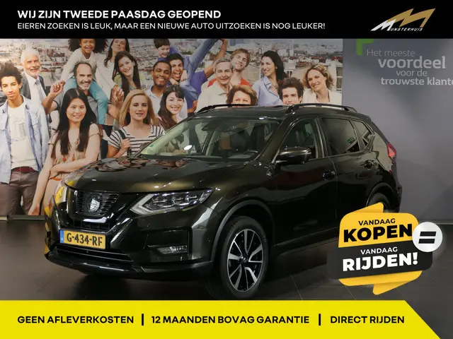 Nissan X-Trail 1.3 DIG-T Tekna *AUTOMAAT* *Aanhangergewicht geremd 1500 kg* - Elektrisch glazen pano...