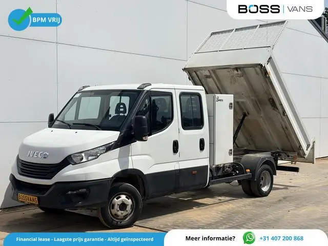 Iveco Daily 35C16 3.0 Dubbele Cabine Kipper Dubbellucht 3,5t Trekhaak 6 Stoelen Airco Cruise Control...