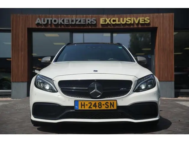 Mercedes-Benz C-klasse Estate AMG 63 Panoramadak Burmester Sportuitlaat IWC Carbon HeadUp