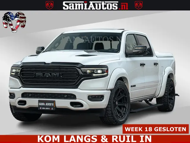 Dodge Ram 1500 Limited Night | 5.7 V8 Hemi Full Option | LPG | Comfortabele Dubbele Cabine met Royal...