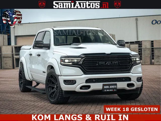 Dodge Ram 1500 Limited Night | 5.7 V8 Hemi Full Option | LPG | Comfortabele Dubbele Cabine met Royal...