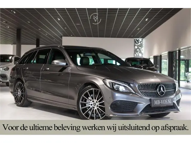 Mercedes-Benz C-klasse Estate 180 AMG Sport Edition Leder|Sfeerverlichting|Aut-kofferklep|LED|19"|Ne...