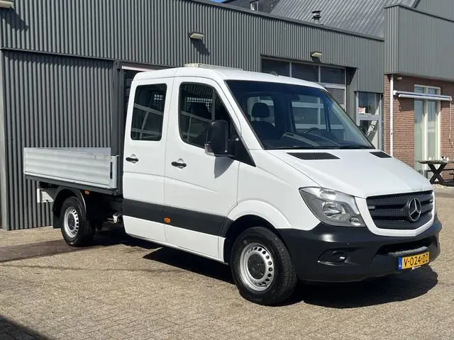 Mercedes-Benz Sprinter 311 CDI DC Bpm vrij Euro 6 Open laadbak Pick up  Airco 7 persoons Trekhaak Ca...