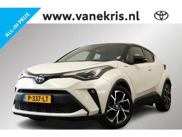 Toyota C-HR 1.8 Hybrid Style Bitone, Trekhaak, BSM, Stuur- Stoel- Voorruit verwarming, Apple Carplay...