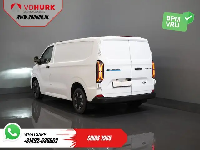 Ford E-Transit Custom Trend 65 kWh 330 km WLTP 218 pk Garantie t/m 2027/ LED/ Standkachel/ Snellader...
