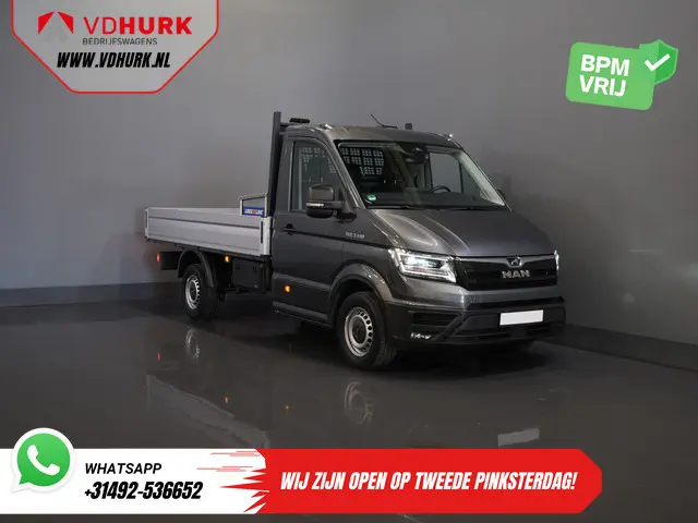 Volkswagen Crafter (MAN TGE) 2.0 DSG Aut. Open Laadbak 340x204x40/ Facelift/ LED/ Virtual Cockpit/ C...