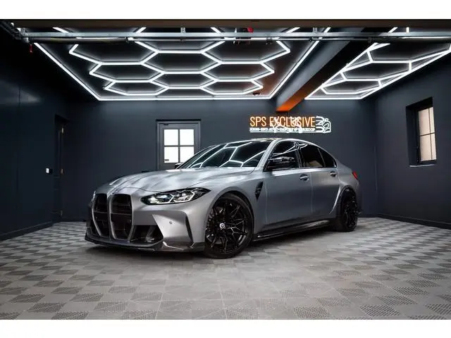 BMW 3-serie M3 xDrive Competition Individual Frozen / PPF / Carbon / HuD / Laser / H&K / KW / FL