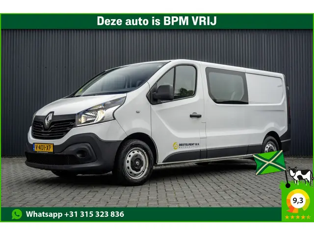 Renault Trafic 1.6 dCi L2H1 | 6-Persoons | Euro 6 | Cruise | Airco | DC