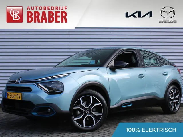 Citroën Ë-C4 Shine 50 kWh | Airco | Cruise | Navi | Keyless | Trekhaak | LM Velgen | Heads Up Displa...
