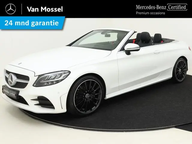 Mercedes-Benz C-klasse Cabrio 180 / AMG Line/ 19 inch/ Widescreen/ Cabrio Comfortpakket