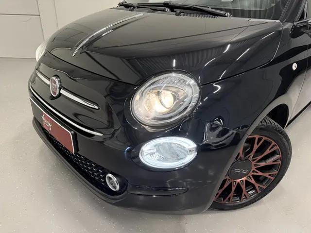 Fiat 500 C 1.2 Edition "120th" LED/CARPLAY/VIRTUAL/16"COPPER/MF-STUUR/ECC/CRUISE/PARKEERSENSOREN/BLA...