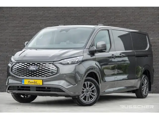 Ford E-Transit Custom L2H1 218Pk Aut. | Elektrisch | Limited 340 | 2xSchuifdeur | 360° Camera | 17''...
