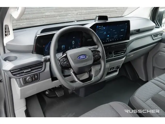 Ford E-Transit Custom L2H1 218Pk Aut. | Elektrisch | Limited 340 | 2xSchuifdeur | 360° Camera | 17''...