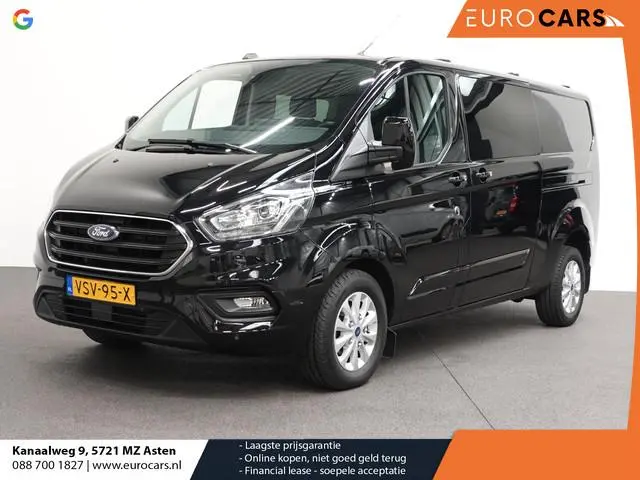 Ford Transit Custom 300 2.0 TDCI L2H1 Limited Dubbele cabine Automaat Navi Airco 2x Schuifdeuren Tre...