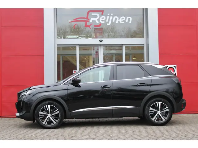 Peugeot 3008 1.2 Hybrid 136PK GT | 360° CAMERA | NAVIGATIE | ADAPTIVE CRUISE CONTROL | APPLE CARPLAY/ANDROID AUTO | CLIMATE CONTROL | 18" LICHTMETALEN VELGEN | DODEHOEK DETECTIE | KEYLESS ENTRY/START | FULL LED KOPLAMPEN | PARKEERSENSOREN VOOR EN ACHTER | DAB+ RADIO | LANE ASSIST |